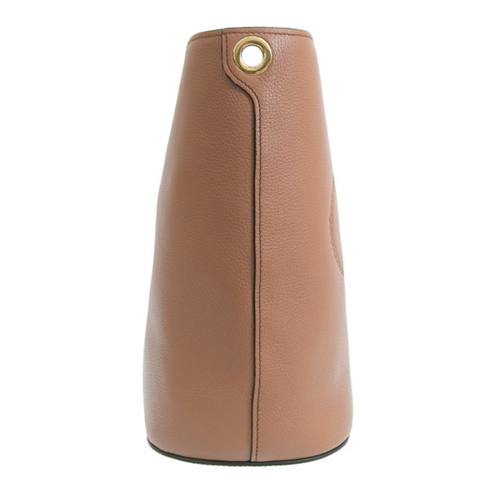 Prada Shoulder Leather Bags Brown Outlet